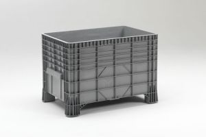 Grootvolume bak op 4 poten, grijs (1200x800x800 mm)