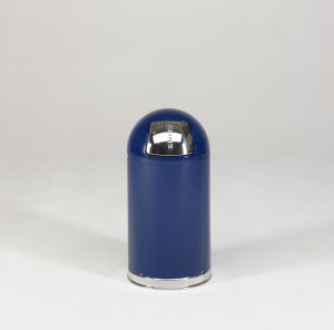Push bin 45 liter, RVS afvalbak