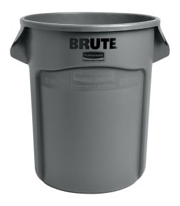 Rubbermaid ronde Brute Container, 75,7 liter (kunststof, grijs)