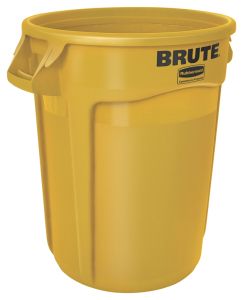 Rubbermaid ronde Brute Container, 121,1 liter (kunststof, geel)