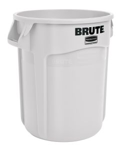 Rubbermaid ronde Brute Container, 75,7 liter (kunststof, wit)