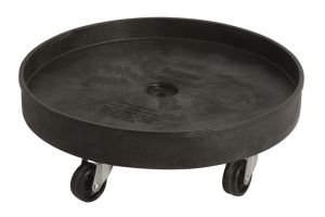 Rubbermaid universele Dolly, onderstel voor alle ronde Brute containers (zwart)