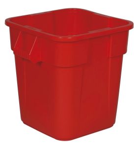 Rubbermaid vierkante Brute container, 106 liter (kunststof, rood)