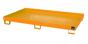 Lekbak voor stelling 2150x1300x225 mm-oranje