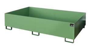 Lekbak voor stelling 2150x1300x505 mm-groen