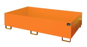 Lekbak voor stelling 2150x1300x505 mm-oranje