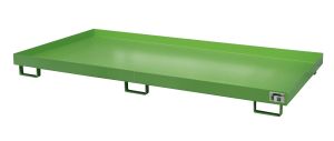 Lekbak voor stelling 2650x1300x206 mm-groen