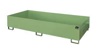 Lekbak voor stelling 2650x1300x435 mm-groen