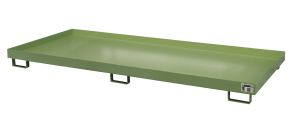 Lekbak voor stelling 3250x1300x192 mm-groen