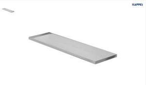 Legplank verzinkt incl. plankdrager
