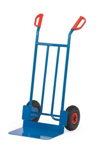 Stalen steekwagen B 1116 L met luchtbanden