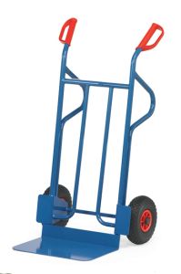 Stalen steekwagen B 1216 L met luchtbanden