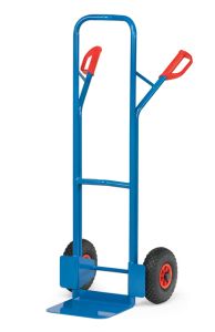 Stalen steekwagen B 1325 L met luchtbanden