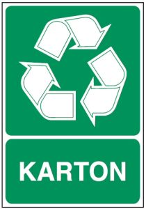 Karton 210 x 297 mm sticker