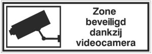 Zone beveiligd dankzij videocamera (STN 894)