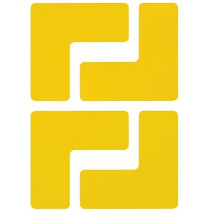 Toughstripe Hoekaanduidingen L vorm 20 per pak B-514