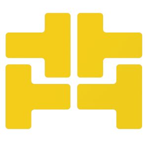 Toughstripe Splitsingstekens T vorm 20 per pak B-514