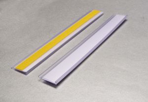 Zelfklevende etikethouder 25x200 mm, 50 stuks