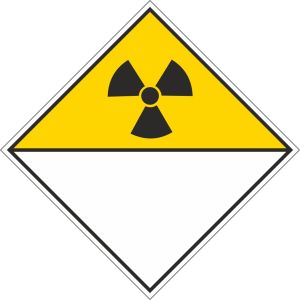 Vervoerspictogram 'Radioactief 7D' (ADR 7D)